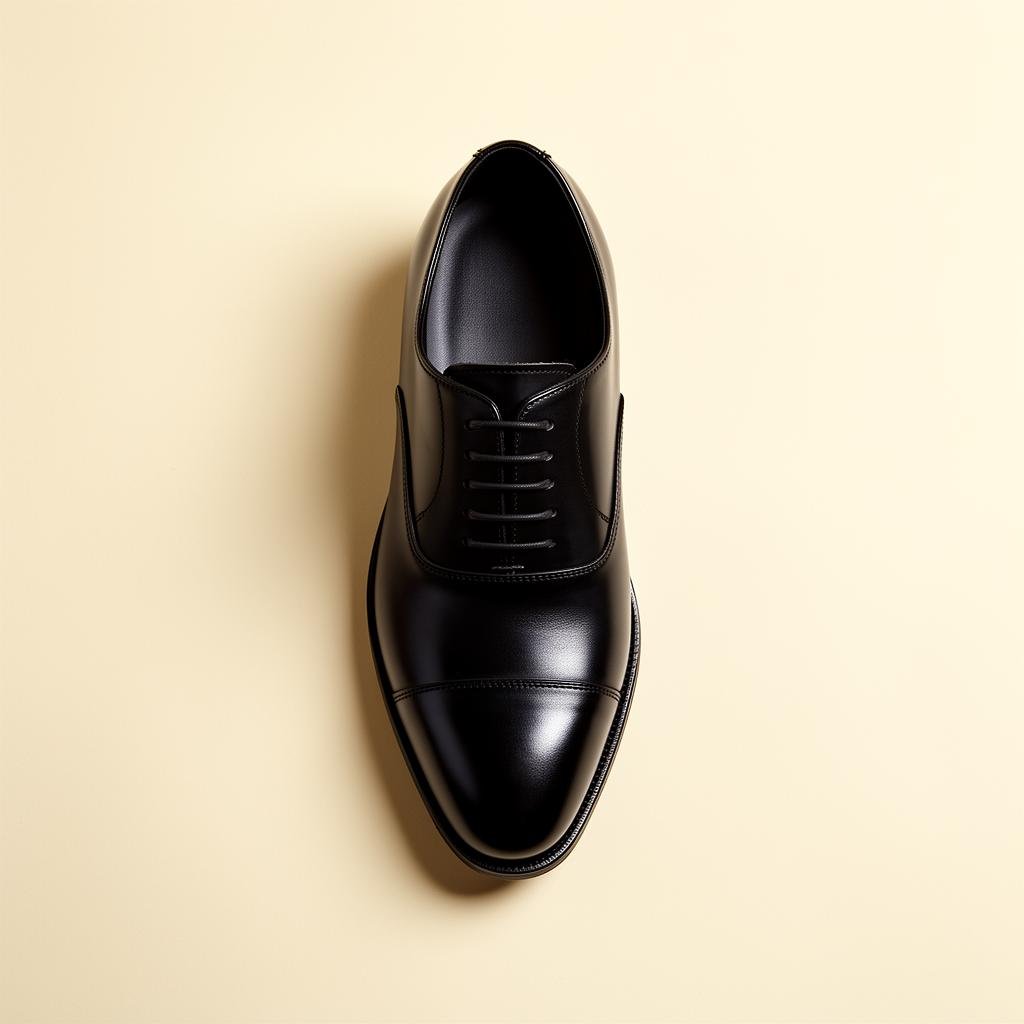 The Edlaro Oxford in Noir Black